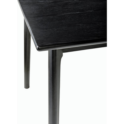 Acworth Table by Surya in black and stainedstained. Made from wood veneer, rubber wood in a modern style.