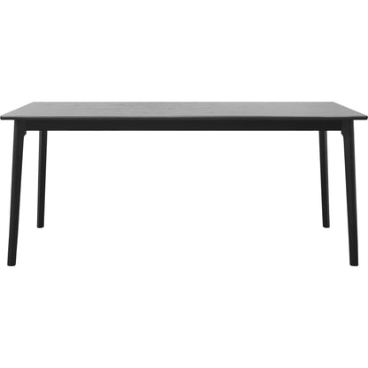 Acworth Table by Surya in black and stainedstained. Made from wood veneer, rubber wood in a modern style.