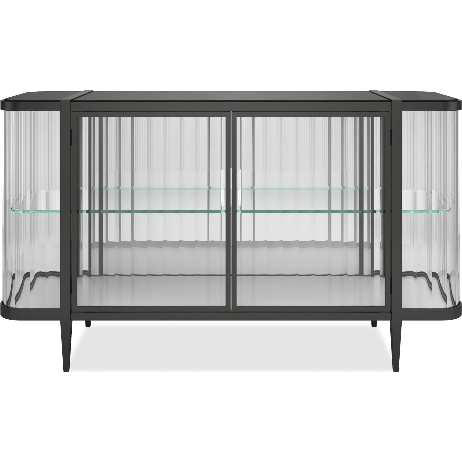 Stop and Stare Console by Caracole. Made from metal, glass, acrylic in a unique style.