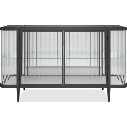 Stop and Stare Console by Caracole. Made from metal, glass, acrylic in a unique style.