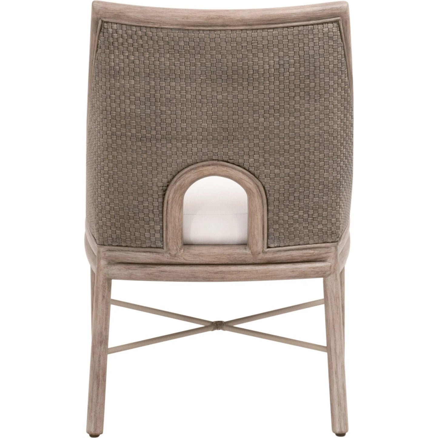 005 SI-2292616 | Additional Silo | Adamo Dining Chair (Set of 2) by Essentials For Living in french gray cabana loom, livesmart peyton, pearl, french gray mahogany. Made from solid mahogany wood, cabana loom, metal in a transitional style.