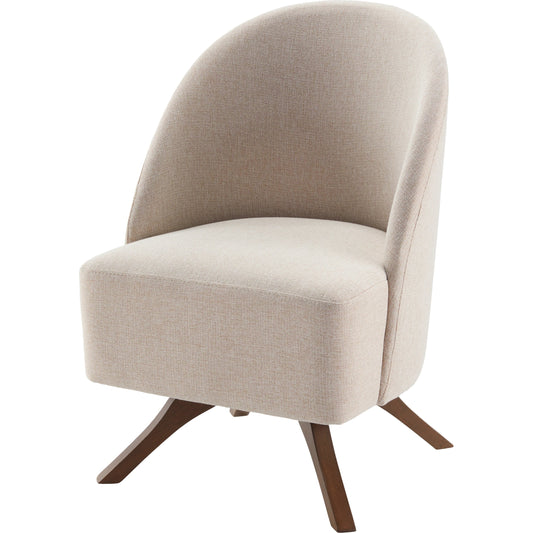 Coda Swivel Chair by Surya. Made from upholstery: polyester, base: beech wood, fill: 100% polyurethane foam in a modern style.