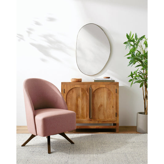 Coda Swivel Chair by Surya. Made from upholstery: polyester, base: beech wood, fill: 100% polyurethane foam in a modern style.