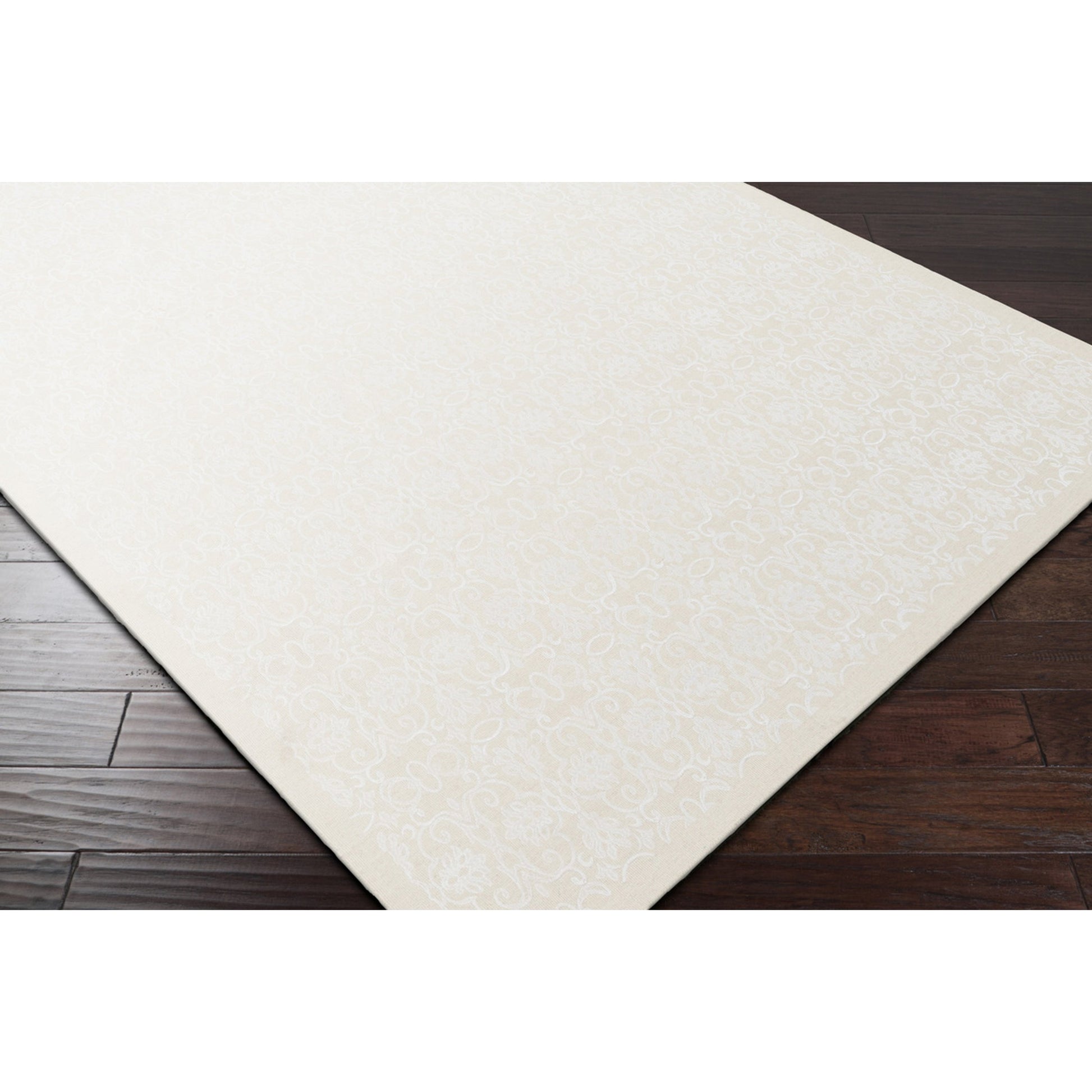 Adeline ADE-6003 Rug by Surya in cream, white. Made from 60% wool, 30% viscose, 10% cotton in a unique style.
