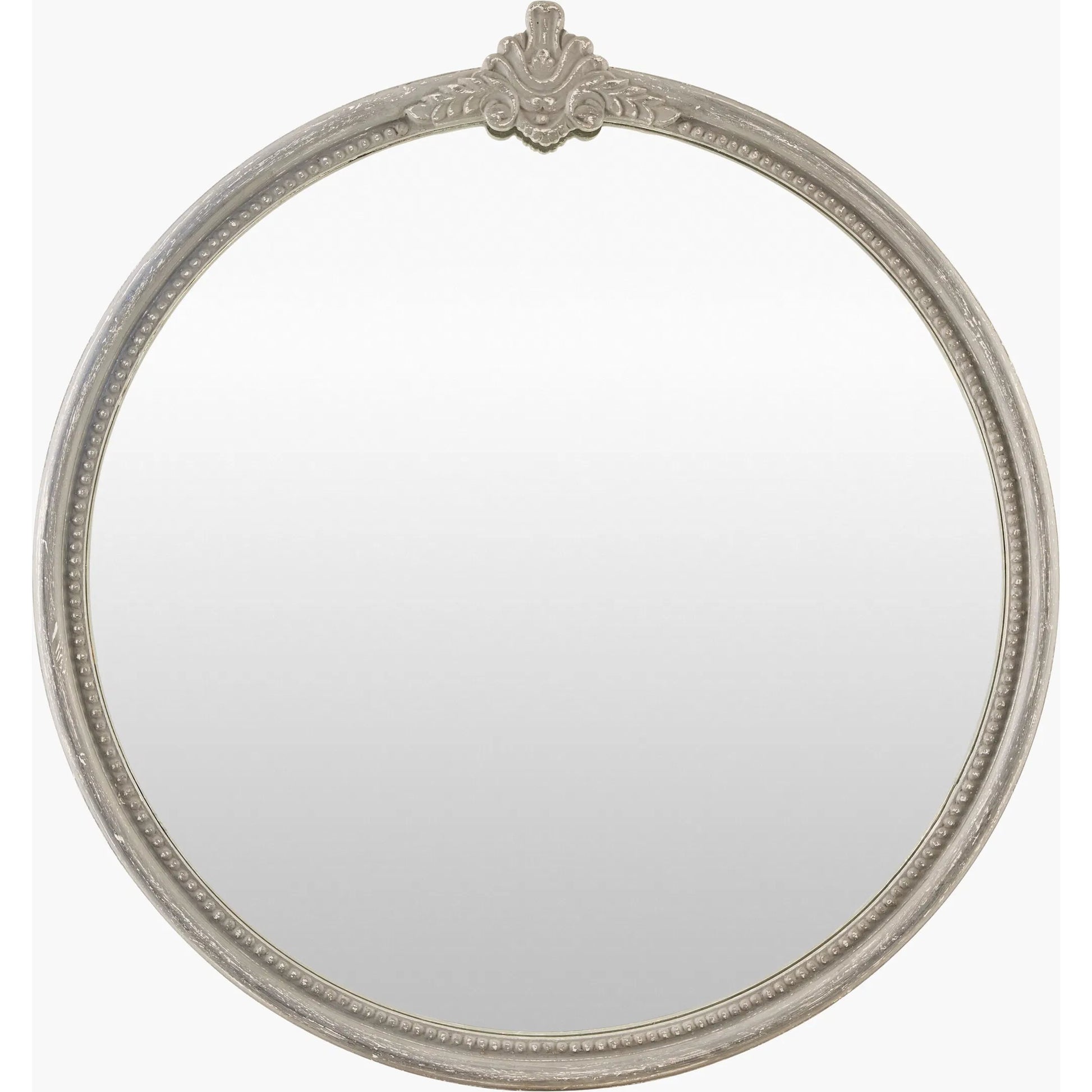 Aden Accent Mirror by Livabliss. Made from mango wood in a traditional style.