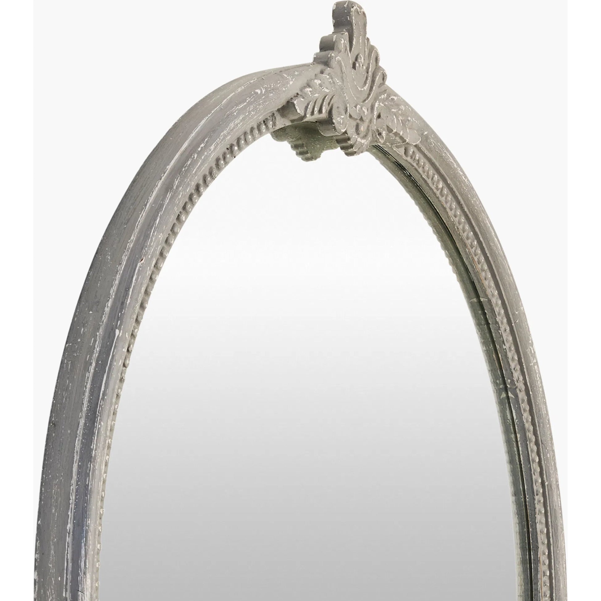 Aden Accent Mirror by Livabliss. Made from mango wood in a traditional style.