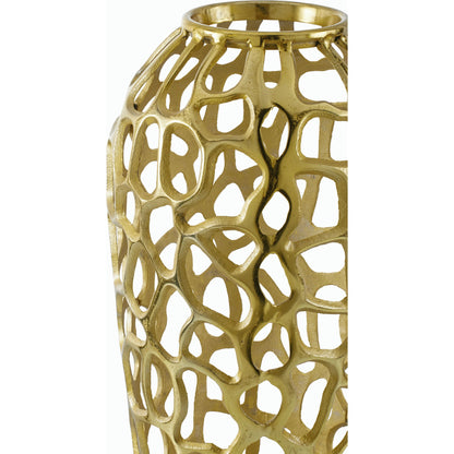 Angad Medium Vase by Surya. Made from aluminum in a modern style.