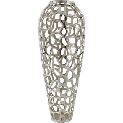 Angad Medium Vase by Surya. Made from aluminum in a modern style.