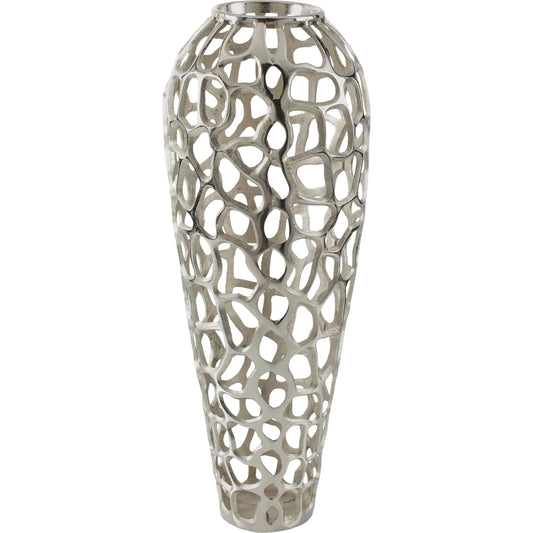 Angad Medium Vase by Surya. Made from aluminum in a unique style.