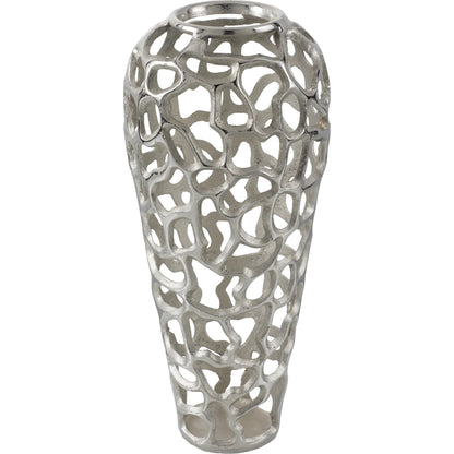 Angad Small Vase by Surya. Made from aluminum in a modern style.