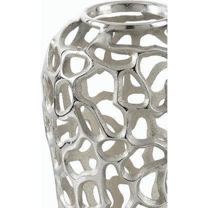 Angad Small Vase by Surya. Made from aluminum in a modern style.