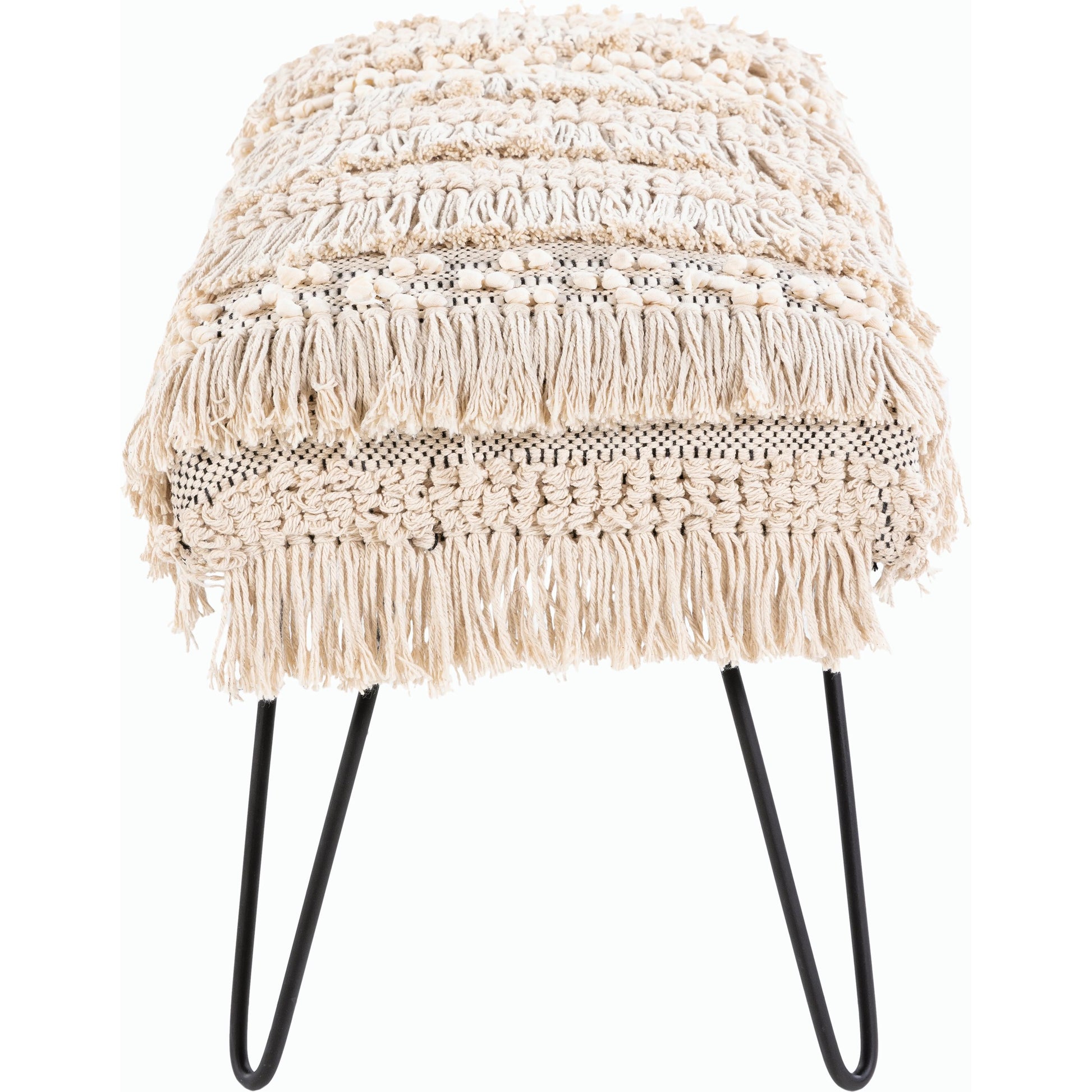 Adilah - 25279 by Livabliss in cream and powder coated. Made from cotton, metal in a eclectic & global style.