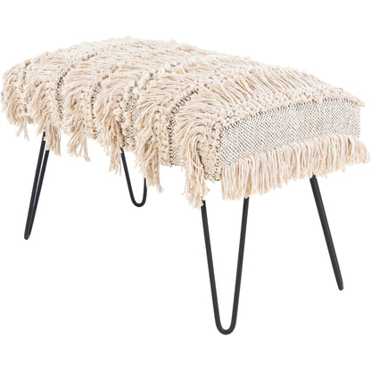 Adilah - 25279 by Livabliss in cream and powder coated. Made from cotton, metal in a eclectic & global style.