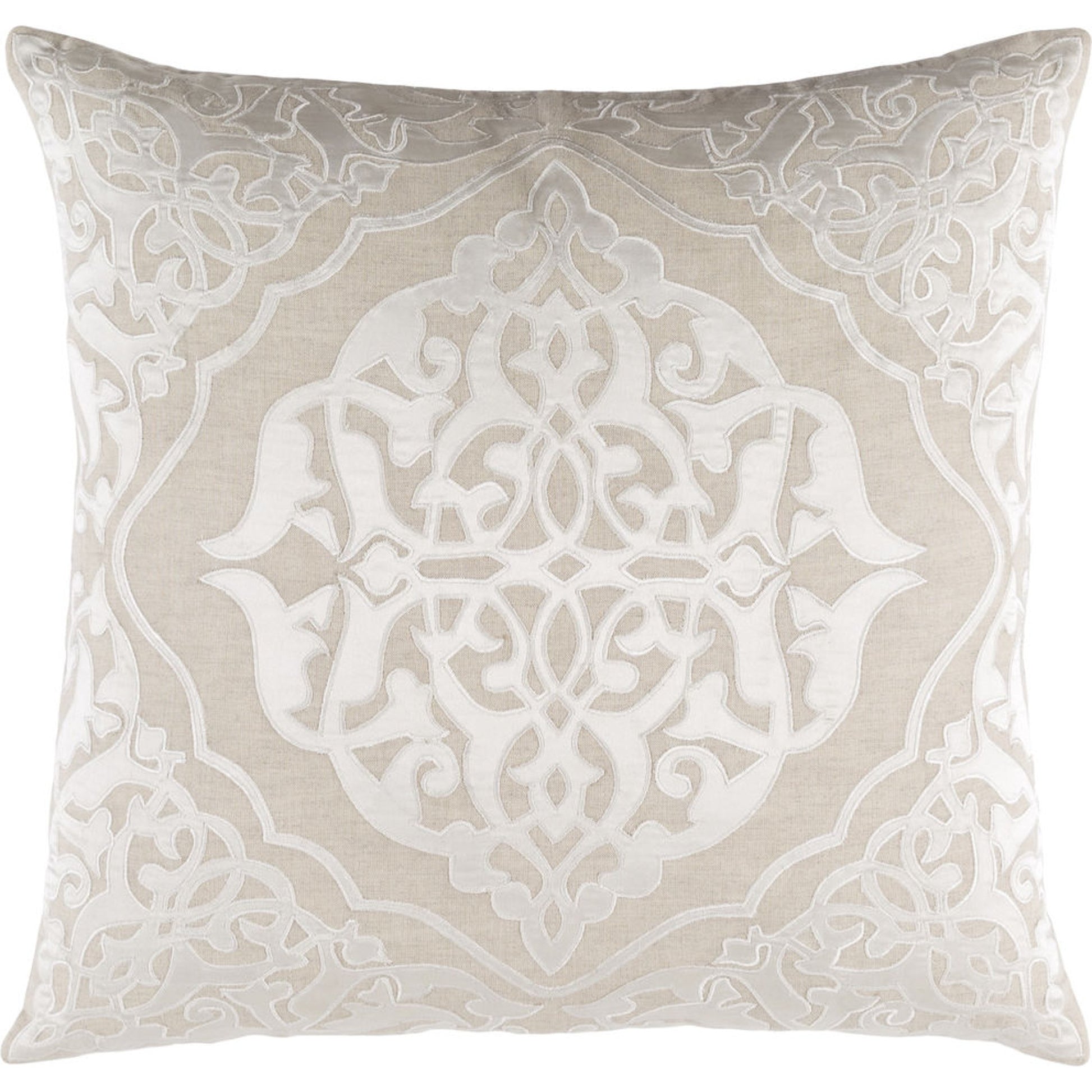Adelia Pillow - 15575 by Surya. Made from 55% linen, 45% cotton in a modern style.