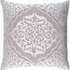 Medium Gray, Light Gray / Down Feather / 18" x 18"