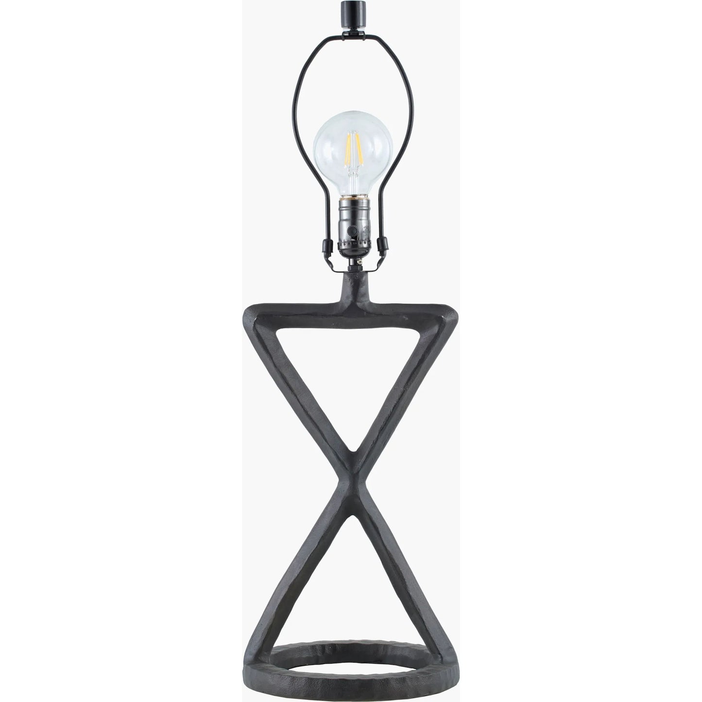 003 SI-2244900 | Closeup | Adaje Accent Table Lamp by Surya. Made from aluminum, cotton, metal in a modern style.