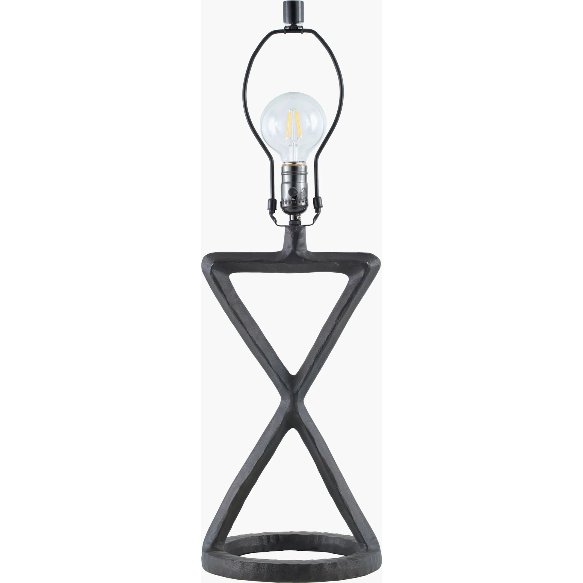 Adaje Accent Table Lamp by Surya. Made from aluminum, cotton, metal in a modern style.