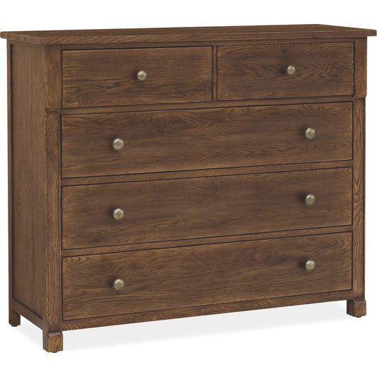 Driftwood Five-Drawer Chest by Hooker Furniture. Made from unique in a transitional style.
