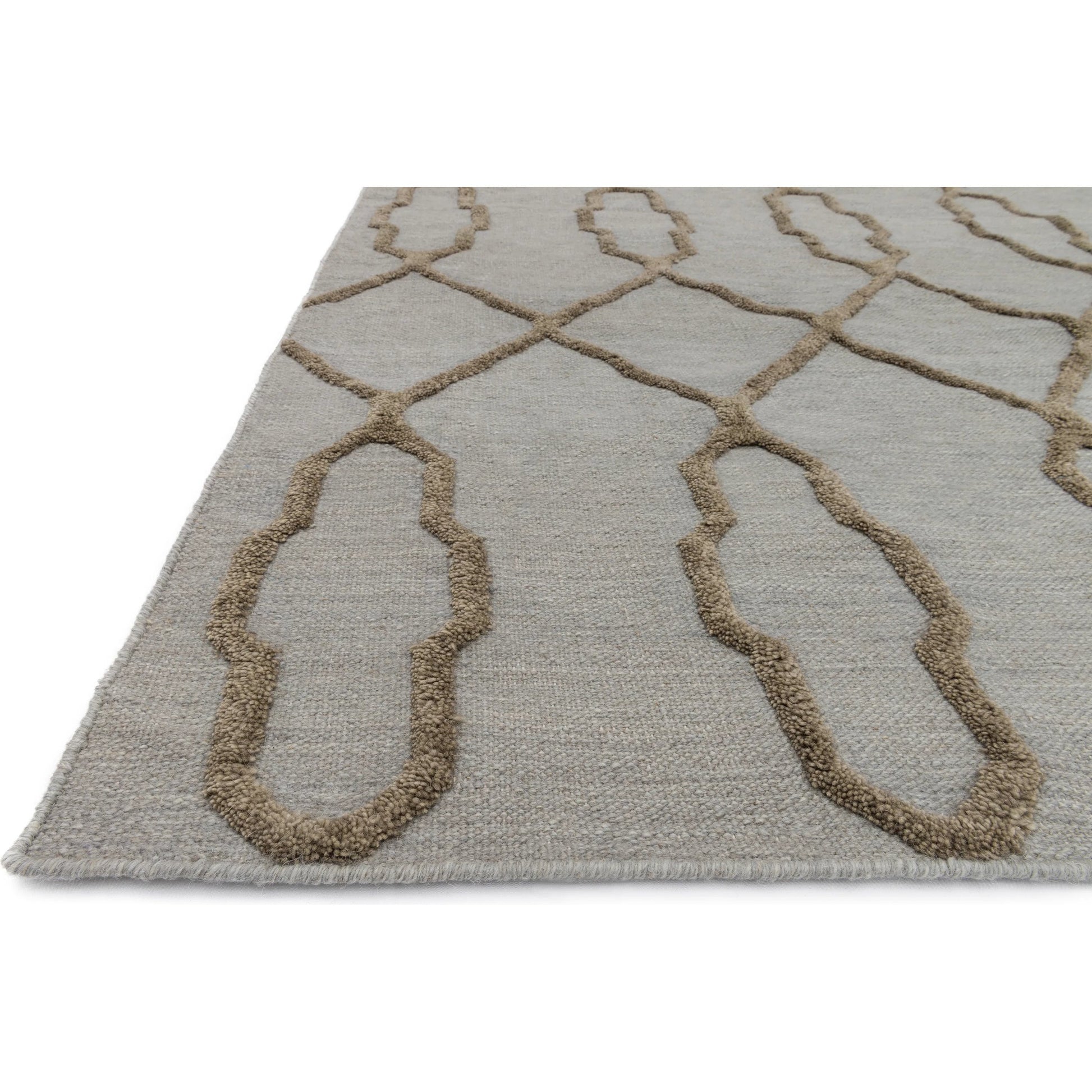 Wade WAE-05 Rug by Loloi in brown, stone. Made from 100% polyester in a unique style.