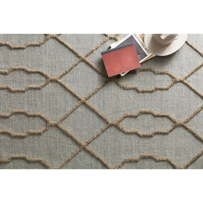 Wade WAE-05 Rug by Loloi in brown, stone. Made from 100% polyester in a unique style.