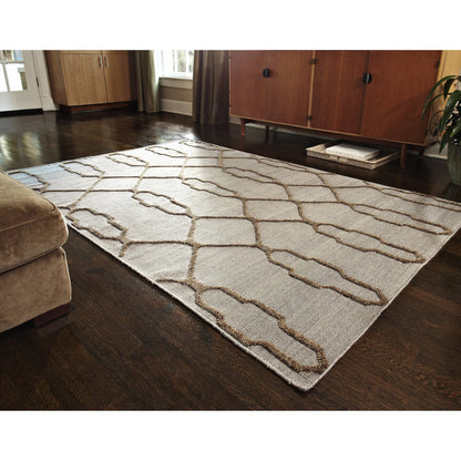 Wade WAE-05 Rug by Loloi in brown, stone. Made from 100% polyester in a unique style.
