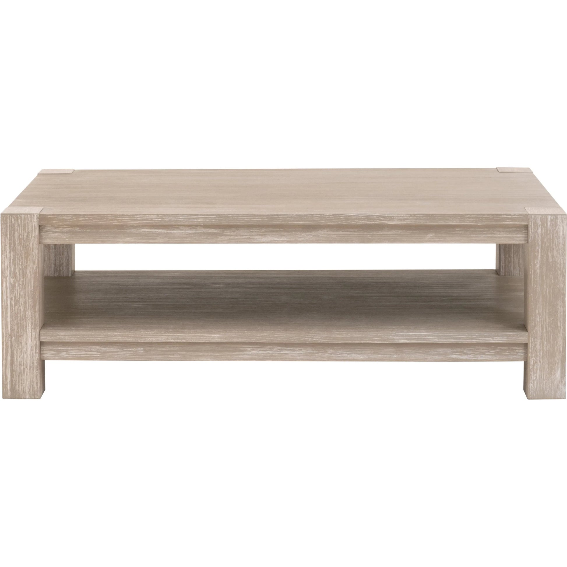 Adler Coffee Table by Essentials For Living in natural gray acacia. Made from solid beech wood, acacia veneer, mdf in a transitional style.