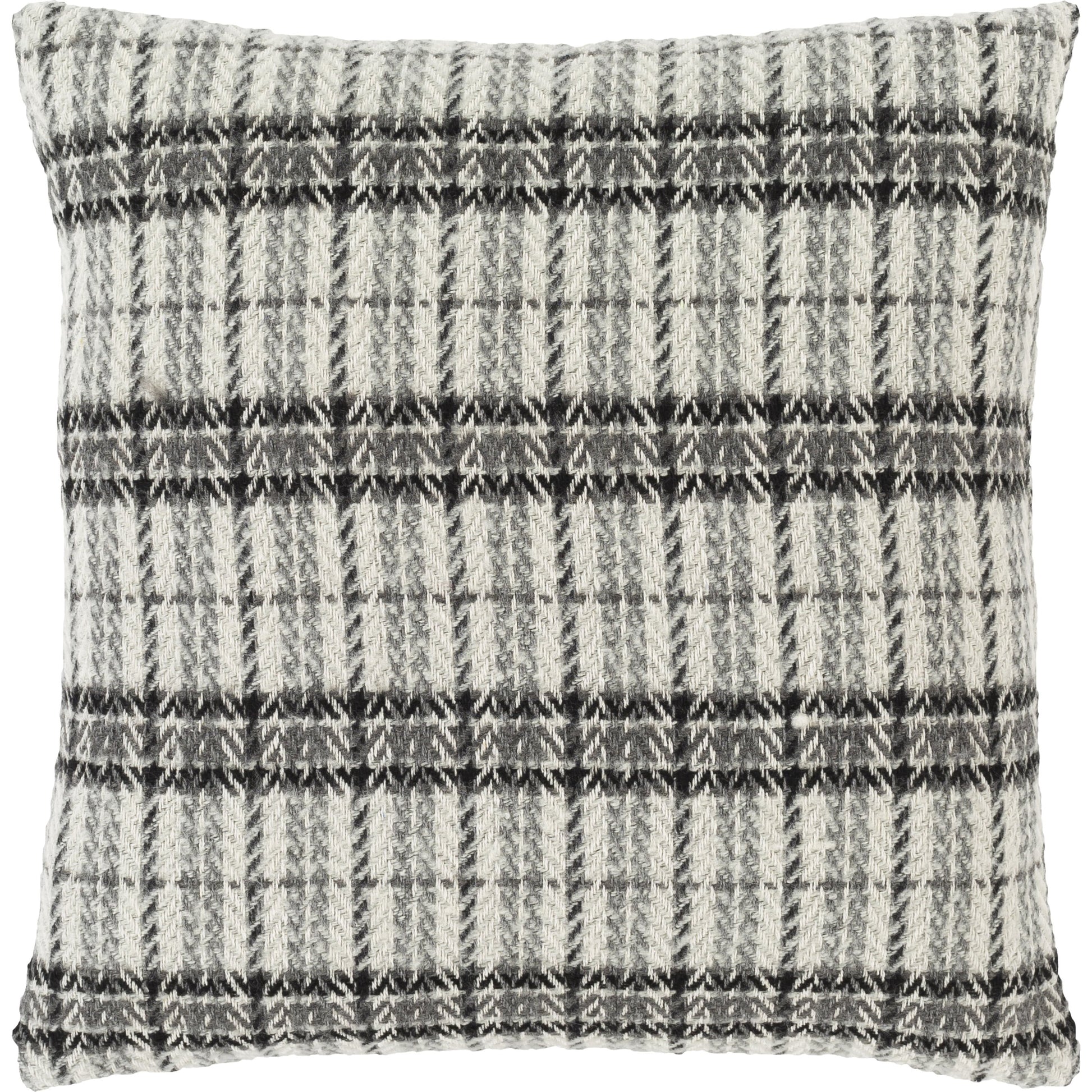 Adam Pillow - 20912 by Surya in off-white, gray, black. Made from 100% polyester in a traditional style.