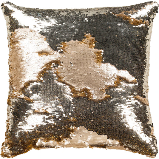 Andrina Pillow - 5821 by Surya in metallic silver, metallic gold. Made from 100% polyester in a unique style.