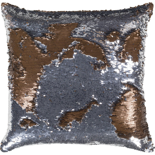 Andrina Pillow - 5821 by Surya in metallic silver, metallic gold. Made from 100% polyester in a unique style.