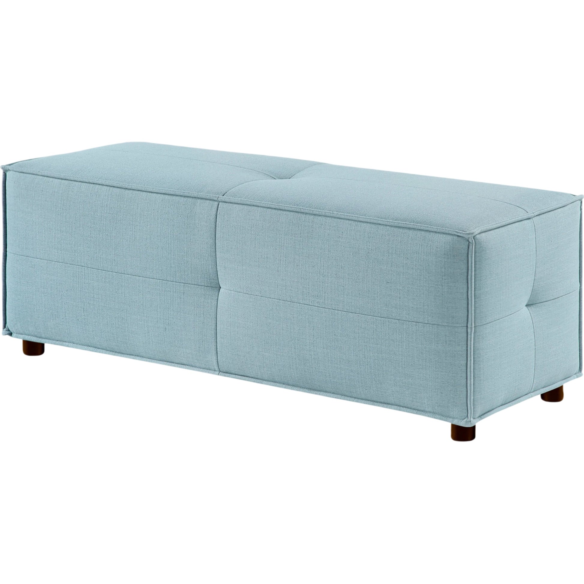 Andra Ottoman by Livabliss. Made from polyester, polyfill in a unique style.