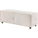 Andra Ottoman by Livabliss. Made from polyester, polyfill in a unique style.