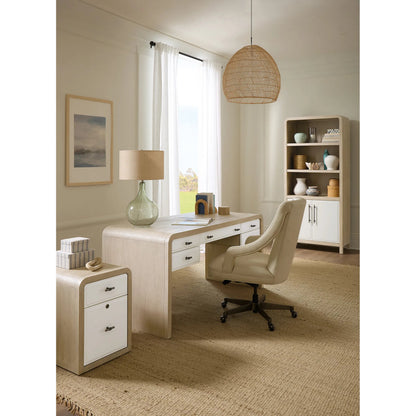 Brixton Mobile File by Hooker Furniture in light wood and pebble hue. Made from elm veneers in a transitional style.