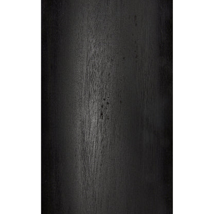 Woolsey Mirror by Noir in charcoal black. Made from sungkai in a modern style.
