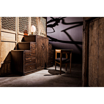 Webster Club Chair by Noir. Made from teak in a transitional style.