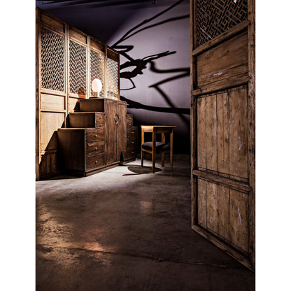 Webster Club Chair by Noir. Made from teak in a transitional style.