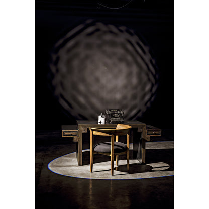 Webster Club Chair by Noir. Made from teak in a transitional style.