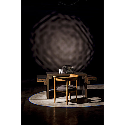 Webster Club Chair by Noir. Made from teak in a transitional style.