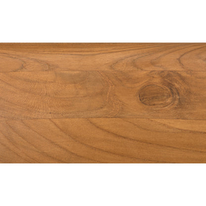 Webster Club Chair by Noir. Made from teak in a transitional style.