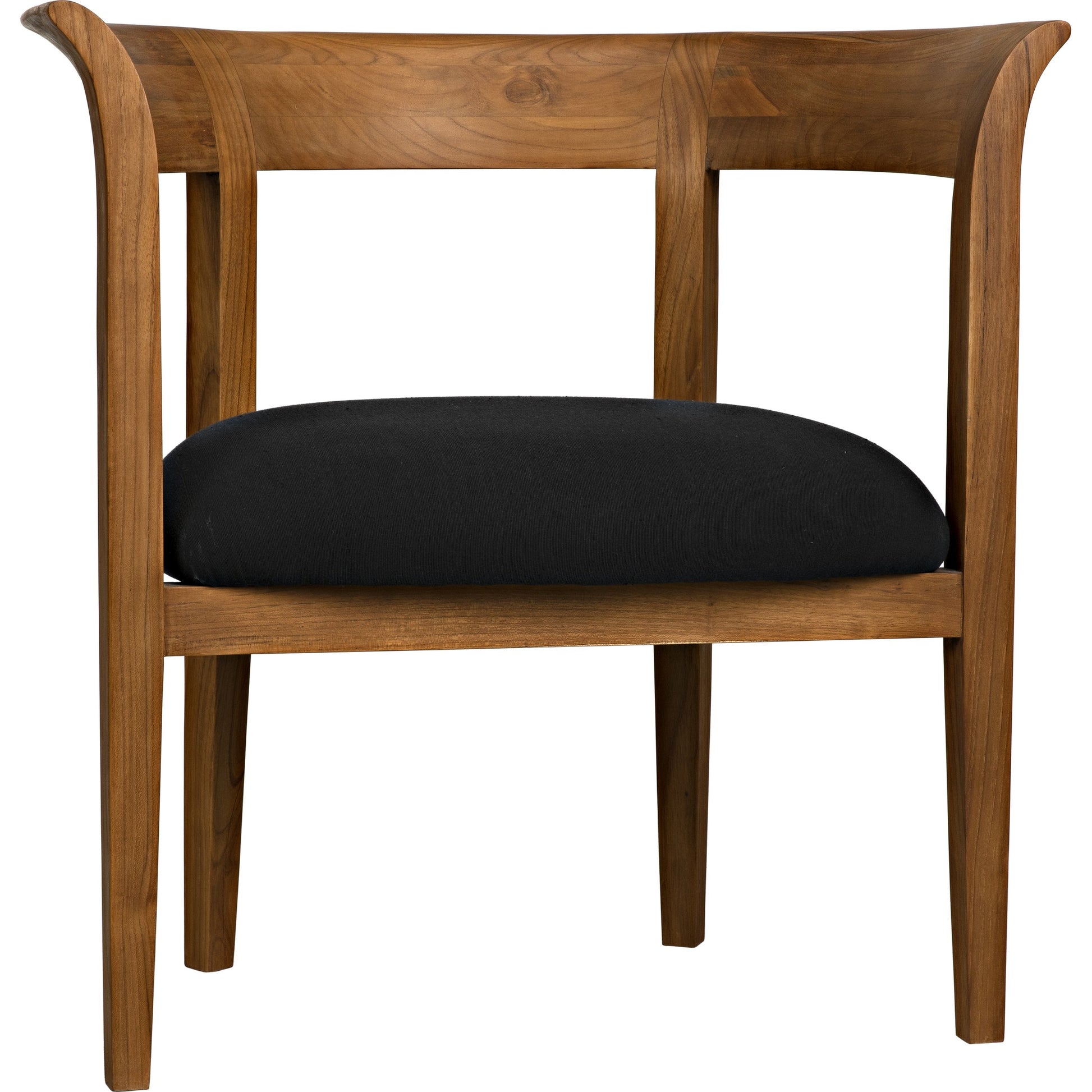 Webster Club Chair by Noir. Made from teak in a transitional style.