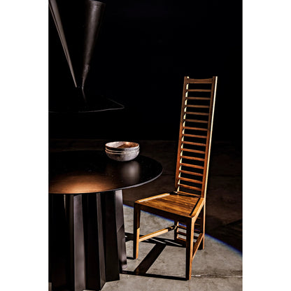 Morris Chair by Noir in charcoal black. Made from mindi in a eclectic & global style.