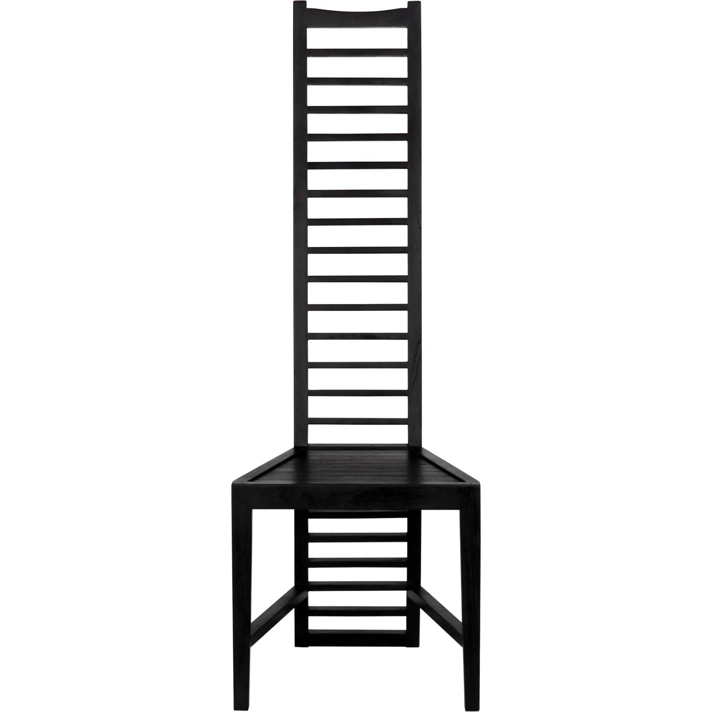 001 SI-2222934 | Primary Silo | Morris Chair by Noir in charcoal black. Made from mindi in a eclectic & global style.