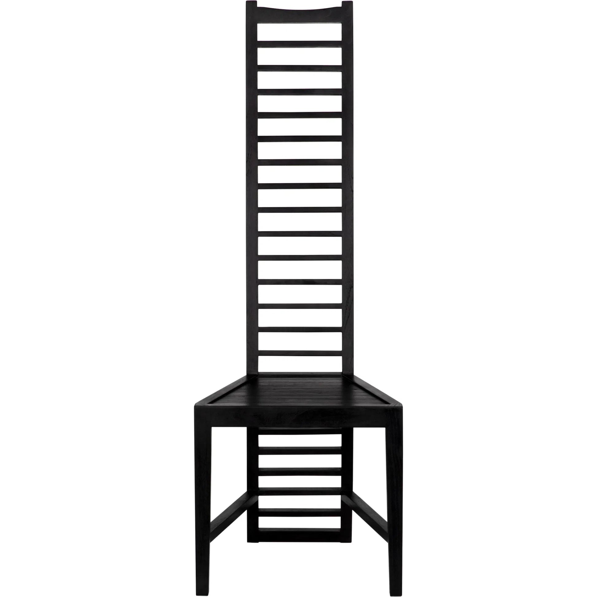 Morris Chair by Noir in charcoal black. Made from mindi in a eclectic & global style.