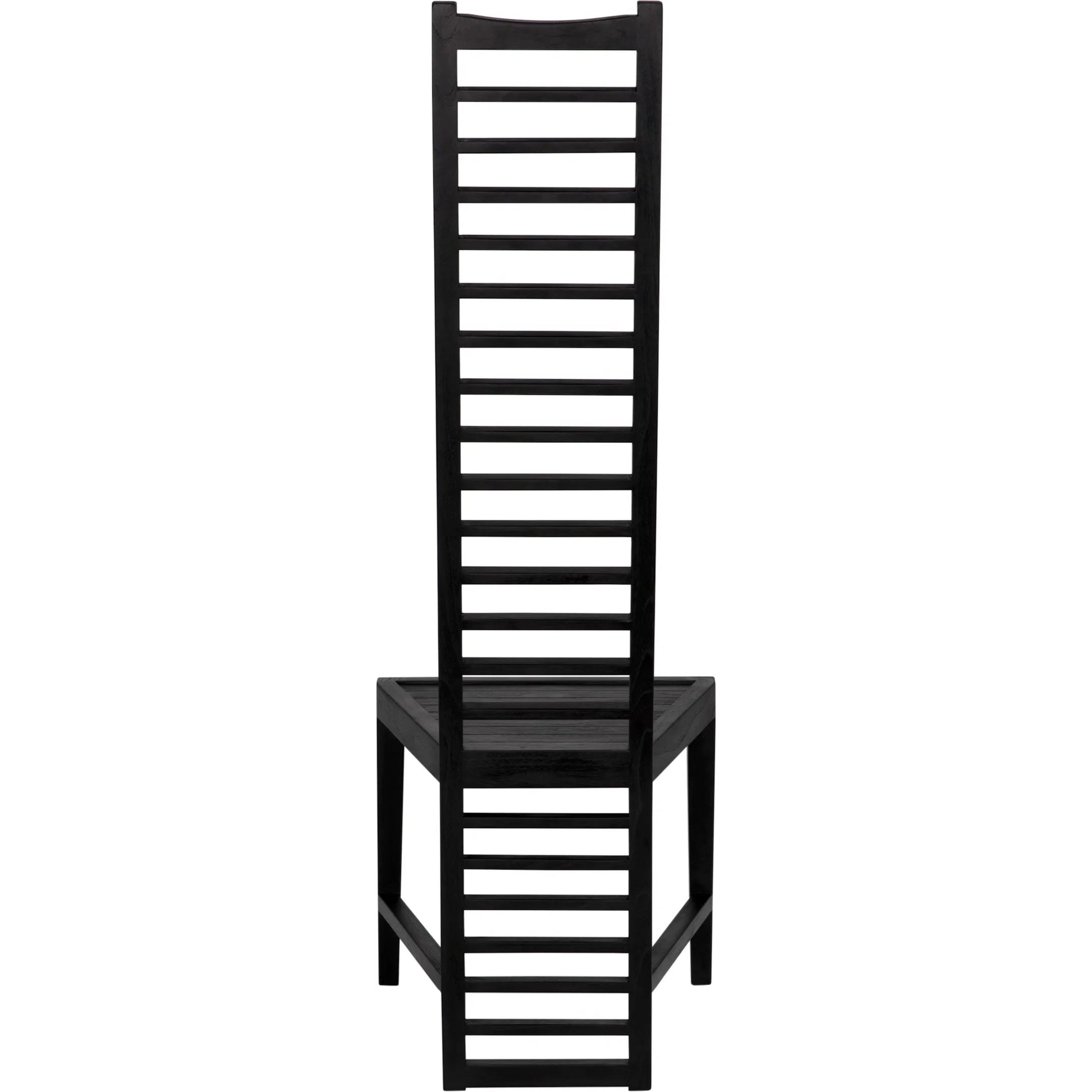 Morris Chair by Noir in charcoal black. Made from mindi in a eclectic & global style.