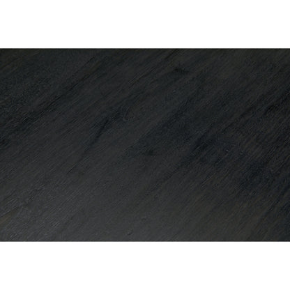 Fox Side Table by Noir in charcoal black. Made from sungkai in a modern style.