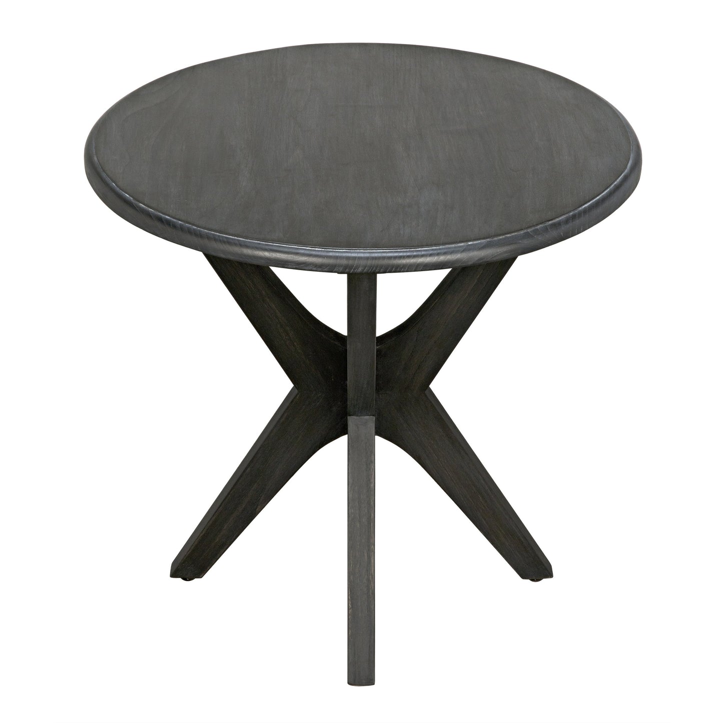 004 S-334796 | Additional Silo | Fox Side Table by Noir in charcoal black. Made from sungkai in a modern style.