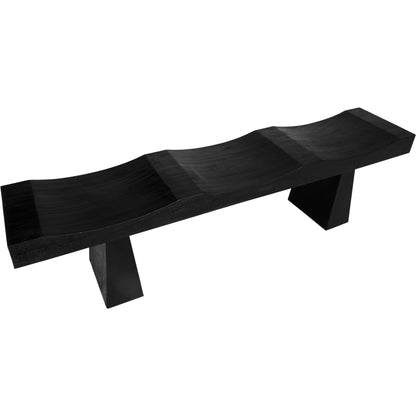 Shibumi Bench by Noir. Made from munggur in a eclectic & global style.