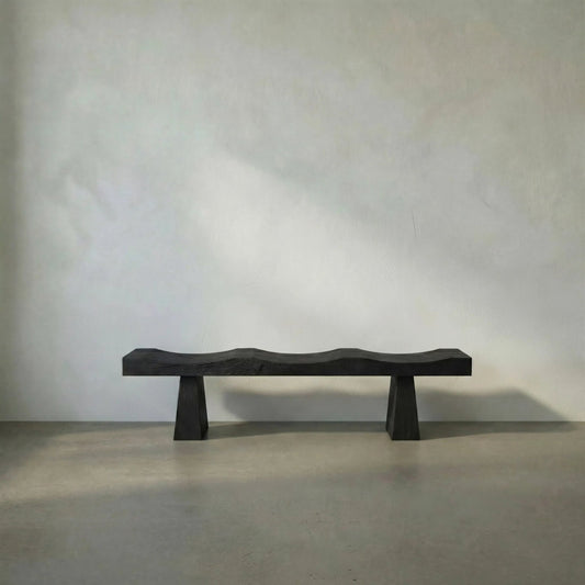 Shibumi Bench by Noir. Made from munggur in a eclectic & global style.