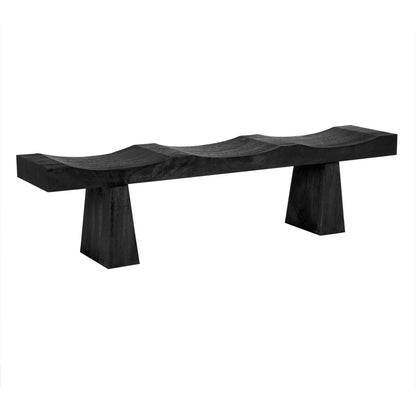Shibumi Bench by Noir. Made from munggur in a eclectic & global style.