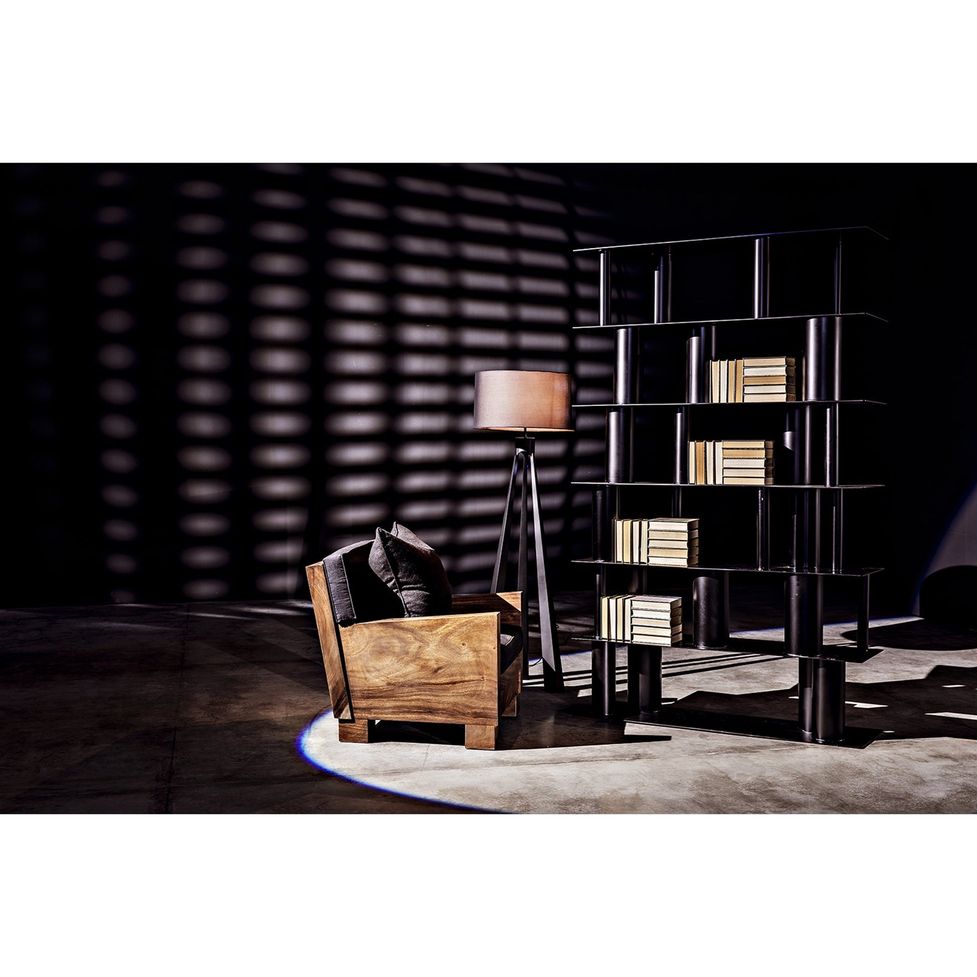 Faber Chair by Noir. Made from teak in a modern style.