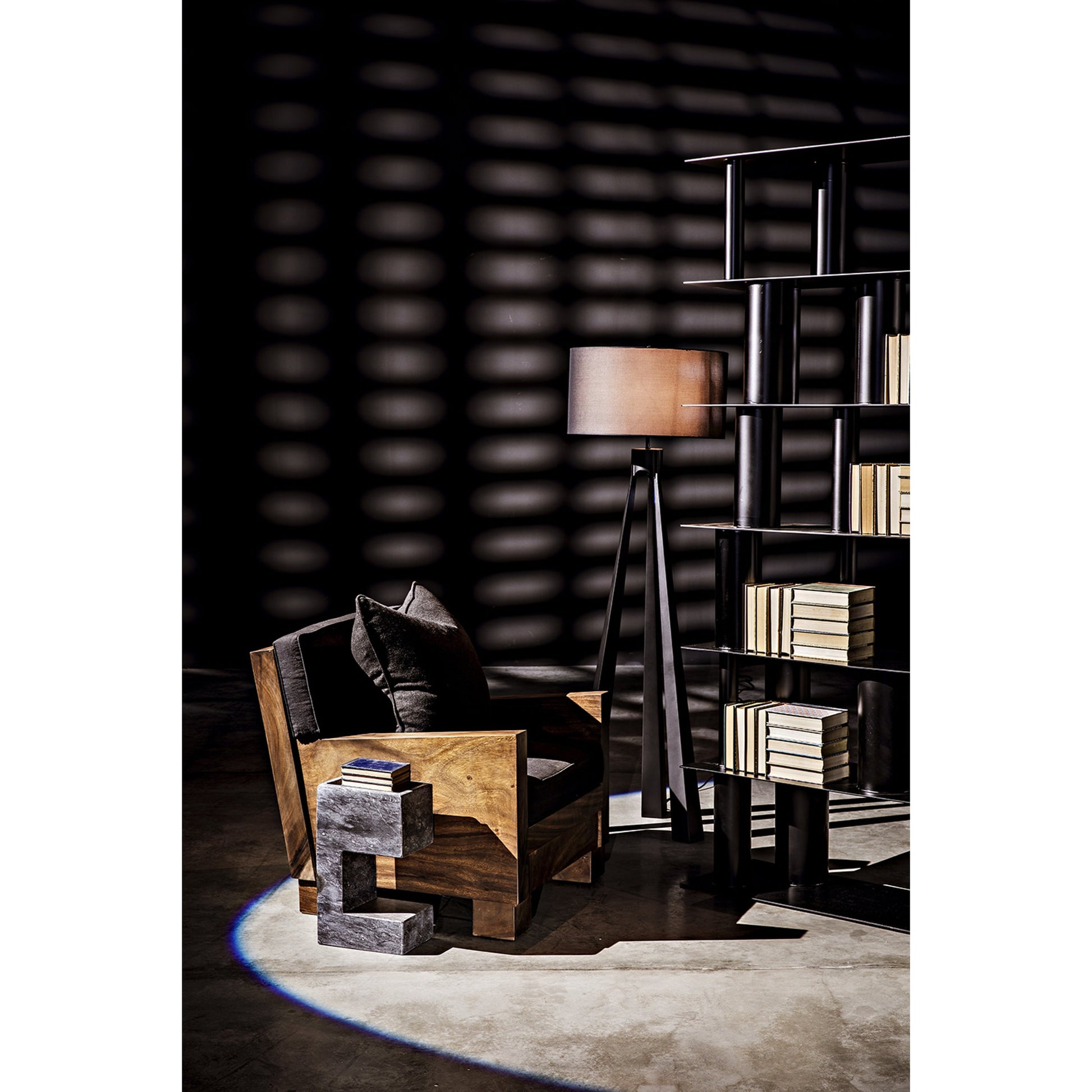 Faber Chair by Noir. Made from teak in a modern style.